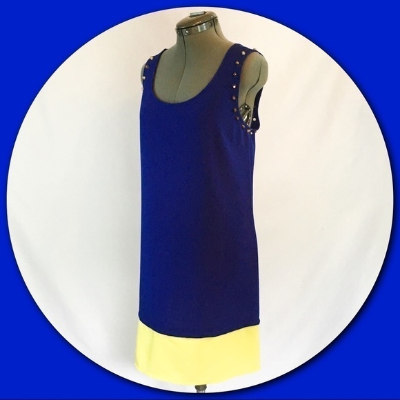 perch by Blu Pepper 💕Color Block Shift Dress💕 - Picture 2 of 4